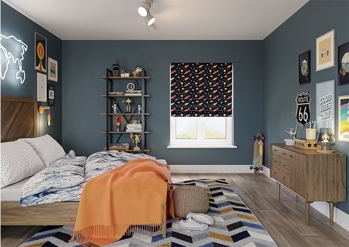 Rocket Adventure, Odyssey - Motorised Roman Blind - Image 8